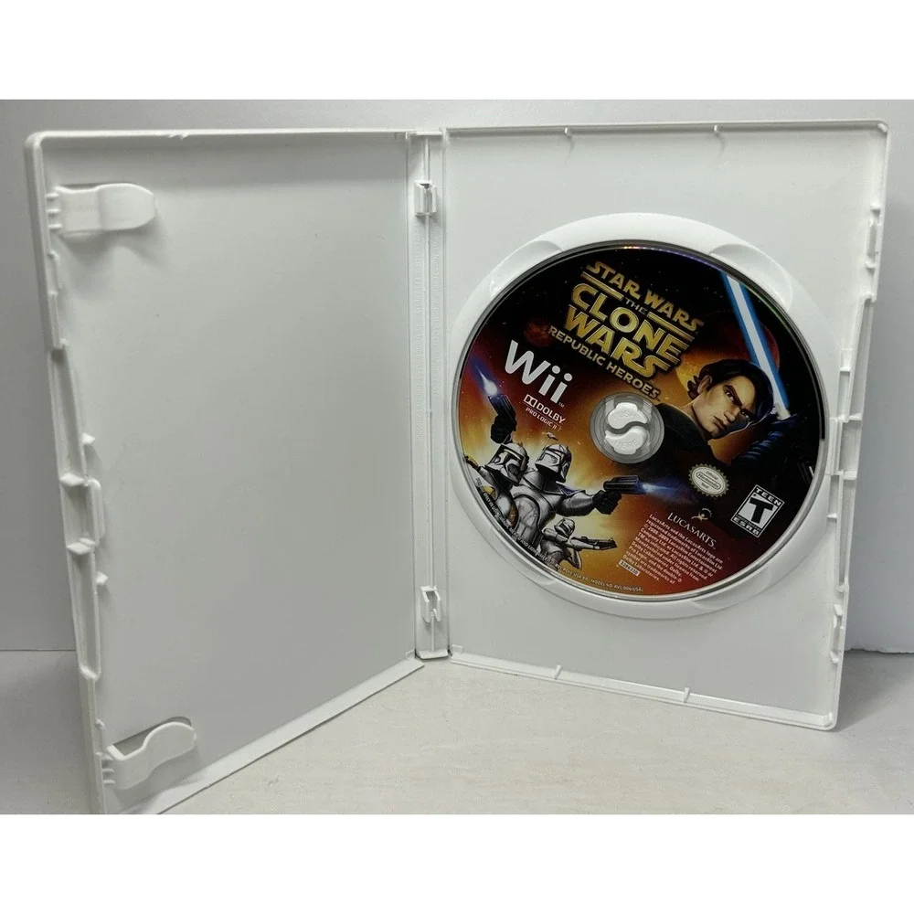 Star Wars:‎ The Clone Wars: Republic Heroes Nintendo Wii 2009 Tested No Manual